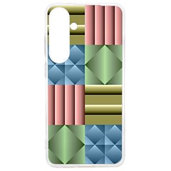 Patchwork Tile Pattern Mosaic Samsung Galaxy S24 Ultra 6 9 Inch Tpu Uv Case by Loisa77