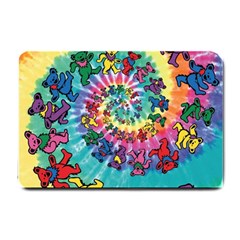 Tie Dye Grateful Dead Bears Small Doormat by Perong