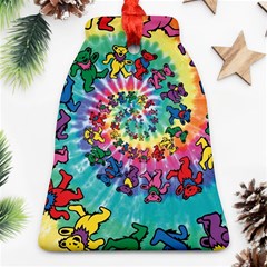 Tie Dye Grateful Dead Bears Ornament (bell) by Perong