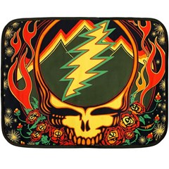 Grateful Dead Scarlet Fire Fleece Blanket (mini) by Perong