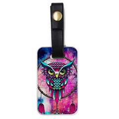 Owl Dreamcatcher Luggage Tag (one Side) by Grandong