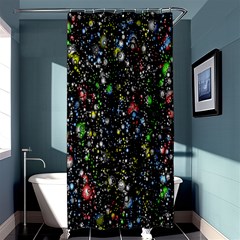 Illustration Universe Star Planet Shower Curtain 36  X 72  (stall)  by Grandong