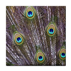 Peacock Bird Feathers Plumage Peacock Face Towel by Perong