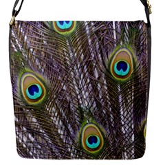 Peacock Bird Feathers Plumage Peacock Flap Closure Messenger Bag (s) by Perong