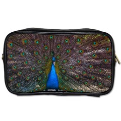 Bird Peacock Feathers Toiletries Bag (one Side) by Perong