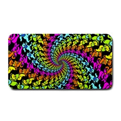 3d Grateful Dead 90 s Neon Dancing Bears Medium Bar Mat by Perong