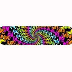 3d Grateful Dead 90 s Neon Dancing Bears Large Bar Mat by Perong