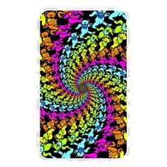 3d Grateful Dead 90 s Neon Dancing Bears Memory Card Reader (rectangular) by Perong