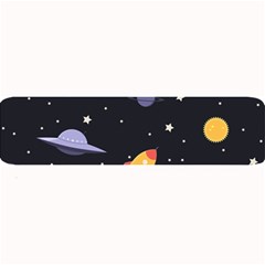 Cosmos Rocket Spaceship Ufo Large Bar Mat by Salmanaz77