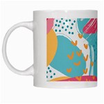 Background Abstract White Mug Left