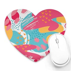 Background Abstract Heart Mousepad by Salmanaz77