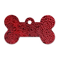 Drops Water Drops Trypophobia Dog Tag Bone (two Sides) by Salmanaz77