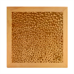 Drops Water Drops Trypophobia Wood Photo Frame Cube by Salmanaz77