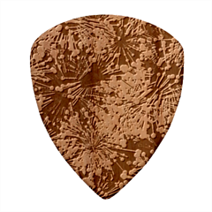 Illustration Graphics Art Wood Guitar Pick (set Of 10) by anzea