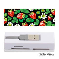 Strawberries Pattern Memory Card Reader (stick) by Salmanaz77