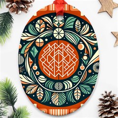 Wreath Deco Christmas Ornament (oval) by Salmanaz77