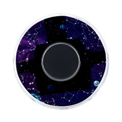 Realistic Night Sky Poster With Constellations On-the-go Memory Card Reader by Ket1n9