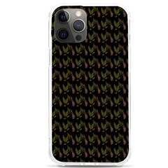 Fern Pattern 2 Black Iphone 12 Pro Max Tpu Uv Print Case by snowwhitegirl