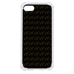 Fern Pattern 2 Black Iphone Se by snowwhitegirl