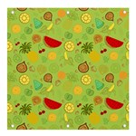 Art Fruits Pattern Banner and Sign 4  x 4  Front