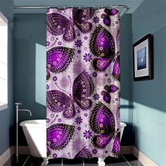 Butterflies Butterfly Insect Animal Nature Shower Curtain 36  X 72  (stall)  by Maspions