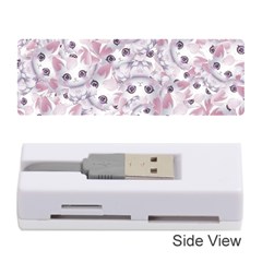 Sweet Kawaii Kitty Pattern (ai) Bk Memory Card Reader (stick) by dflcprintsclothing