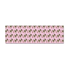 Fern Pattern 2 Pink Sticker Bumper (100 Pack) by snowwhitegirl