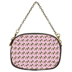 Fern Pattern 2 Pink Chain Purse (two Sides) by snowwhitegirl