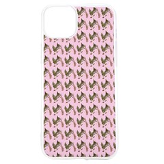 Fern Pattern 2 Pink Iphone 15 Tpu Uv Print Case by snowwhitegirl