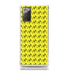 Fern Pattern 2 Yellow Samsung Galaxy Note 20 Tpu Uv Case by snowwhitegirl