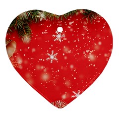 Christmas Ornament Ornament (heart) by Salmanaz77