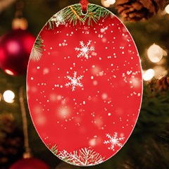 Christmas Ornament Uv Print Acrylic Ornament Oval by Salmanaz77