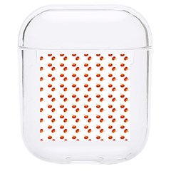 Kawaii Pumpkin Patt White Hard Pc Airpods 1/2 Case by snowwhitegirl