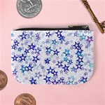 Christmas Stars Background Mini Coin Purse Back