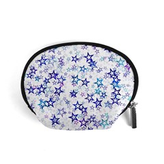 Christmas Stars Background Accessory Pouch (small) by Posterlux