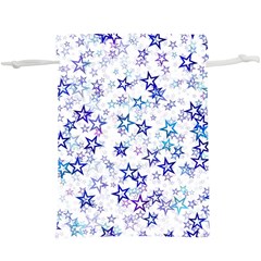 Christmas Stars Background Lightweight Drawstring Pouch (xl) by Posterlux