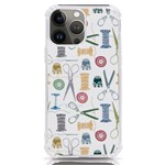 Pattern Seamless Texture Sewing iPhone 13 Pro Max TPU UV Print Case Front