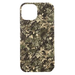 Camouflage Army Survival Uniform Iphone 15 Plus Black Uv Print Pc Hardshell Case by Posterlux