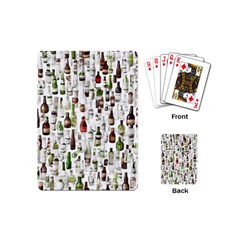 Bottle Chic Print Patterns Playing Cards Single Design (mini) by BellaVistaTshirt02