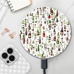 Bottle Chic Print Patterns Wireless Fast Charger(white) by BellaVistaTshirt02