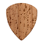 Bottle Chic Print Patterns Wood Guitar Pick (Set of 10) Front