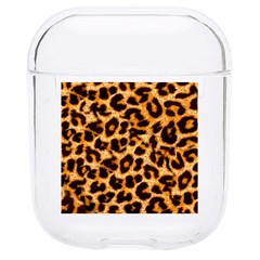 Giraffe Texture, Close-up, Giraffe Skin Texture Hard Pc Airpods 1/2 Case by kyorashop23