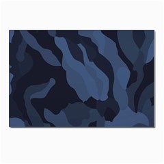 Purple Camo Postcards 5  X 7  (pkg Of 10) by kyorashop23