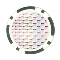 Wine Glass Pattern Poker Chip Card Guard by anzea