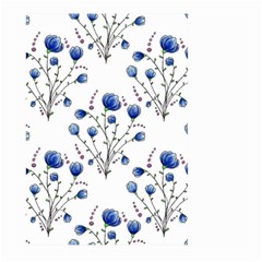 Flowers Seamless Pattern Victorian Large Garden Flag (two Sides) by Maspions