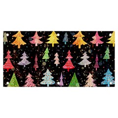 Fun Christmas Trees Adoxali Scandinavian Artistic Background Pattern Banner And Sign 6  X 3  by Maspions