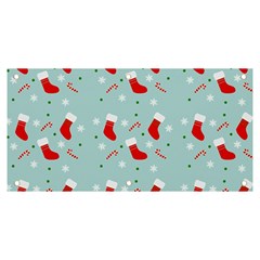 Christmas Pattern Banner And Sign 6  X 3  by Apen