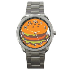 Hamburger Sport Metal Watch by anzea