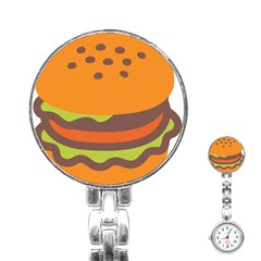 Hamburger Stainless Steel Nurses Watch by anzea