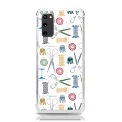 Pattern Seamless Texture Sewing Samsung Galaxy S20 6 2 Inch Tpu Uv Case by Salmanaz77